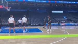 今天要防亚历山大？布朗尼赛前热身 连中三分！